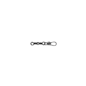   Mustad Barrel Swivel With Interlock Snap Black Nickel 6 obratlík 10ks