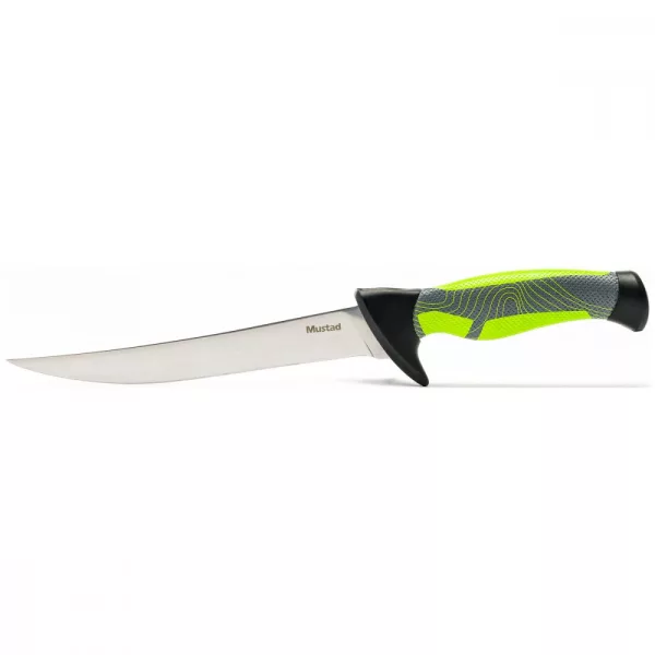Mustad Premium 17,78cm Zelený pruhovaný nůž na filetování