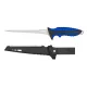Mustad 17,78cm 4116 Nerezový ocelový Ultra Flex Filetovací nůž Modrý filetovací nůž