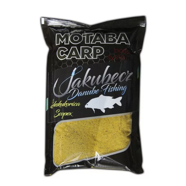Motaba Carp Jakubecz Kálmi Dunajské kukuřično-Scopex krmení 1kg