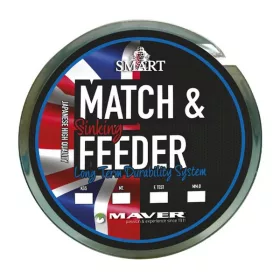   Maver Monofil Match&Feeder Potápivý 600m 0,166mm Monofilní hlavní vlasec