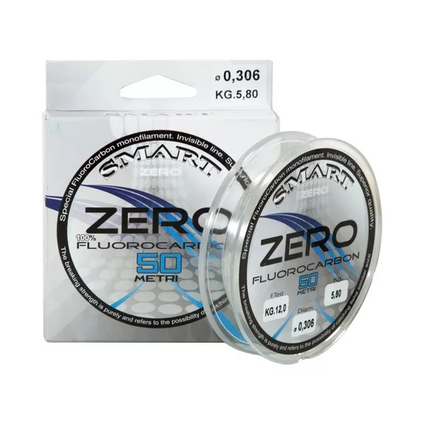 Maver Monofilní Zero Fluorocarbon 50m 0,172mm Návazcová šňůra