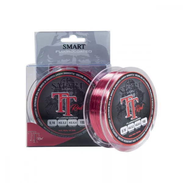 Maver Monof Tt Red Fluorine 150m 0,160mm monofilní vlasec