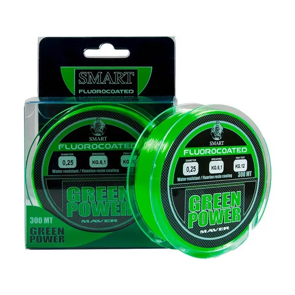 Maver Monof, Green Power Fluorine 300m 0,160mm monofilní vlasec