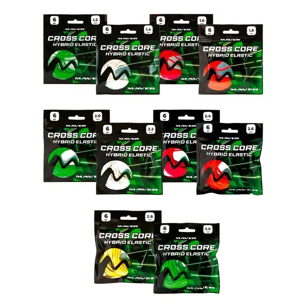 Maver Cross Core Hybridní dutá guma na děličku Size 3,0mm 6m