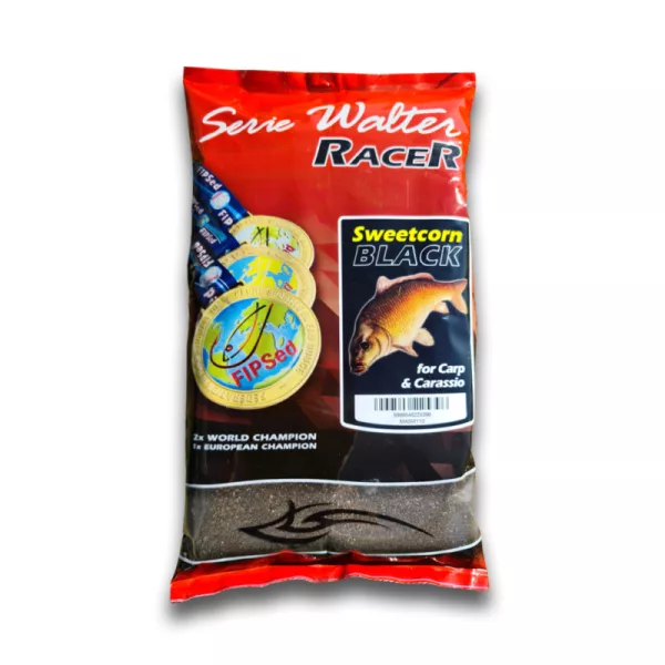 Serie Walter SW Racer Sweet Corn Carp Black Krmení 1kg