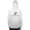 Major Craft Sun Protection Hoodie Bílý UV odolný mikina s kapucí 3XL