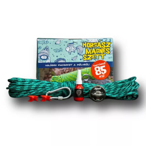 Rybářský magnet 85 kg extra dárková krabička sada