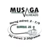 Musaga Hannibal 4/0 14gr Jig Hlava 5ks