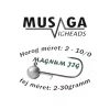 Musaga Magnum 7/0 15gr Jig Hlava 3ks
