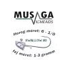 Musaga Swallow 1 2,0gr Jig Hlava 4ks