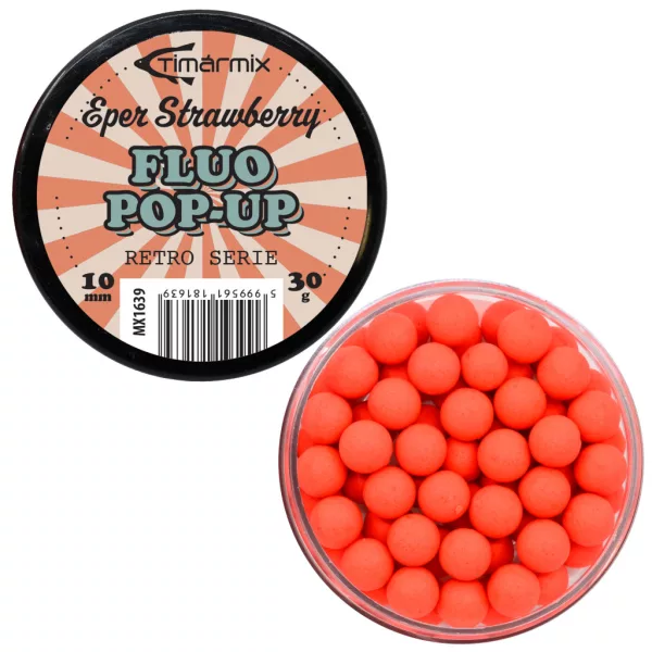 Tímár Mix Retro Jahoda Fluo Pop-Up 30gr
