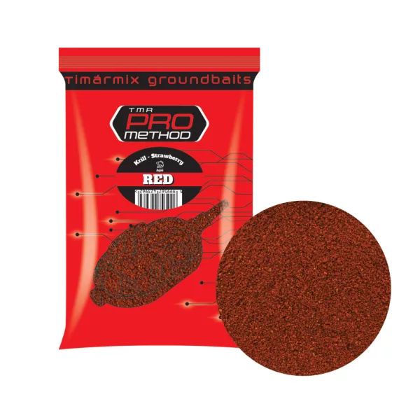 Tímár Mix Pro Method Red Krill-Jahoda Krmítková směs 1kg