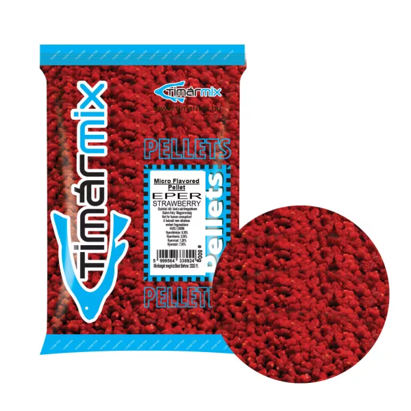 Tímár Mix Micro Flavored Jahodové Pelety 800gr