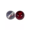 Fox Rage SP 6mm Clear and Red Glass Beads Skleněné korálky