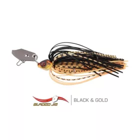 Fox Rage Bladed Jig 7gr Black & Gold Jig se sukní