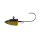 Fox Rage Eel Head Green Pumpkin 2/0 Jigová hlava 5gr 4ks