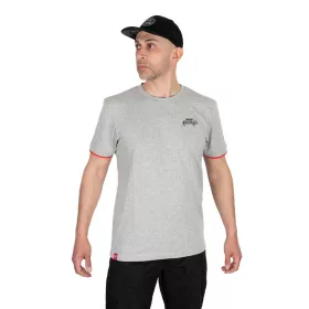Fox Rage Voyager Tee Dark Grey Světle šedé Tričko 2XL