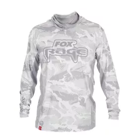 Fox Rage UV Hooded Light Camo Top Mikina s kapucí 2XL