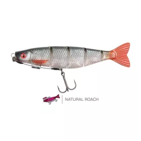   Fox Rage Pro Shad Jointed Loaded 23cm Ultra Natural Roach Měkká nástraha