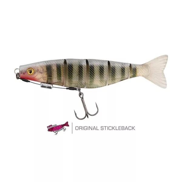 Fox Rage Pro Shad Jointed Loaded 14cm UV Original Stickleback Měkká nástraha
