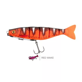   Fox Rage Pro Shad Jointed Loaded 18cm UV Red Wake Měkká nástraha