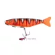 Fox Rage Pro Shad Jointed Loaded 18cm UV Red Wake Měkká nástraha
