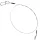 Fox Rage Rage Strike Point Jerk Leader Single Strand Titanium Návazec na dravce 2ks 0,8mm 40cm