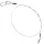 Fox Rage Rage Strike Point Jerk Leader Single Strand Titanium Návazec na dravce 2ks 1,0mm 40cm