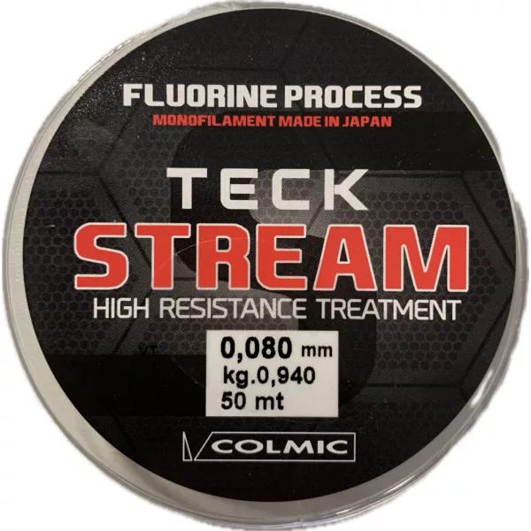 Colmic Teck Stream 50m 0,080mm Monofilní návazcový vlasec
