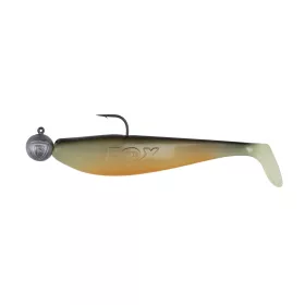   Fox Rage Bulk Loaded Zander Pro Shads UV Hot Olive 7,5cm 1/0 5gr Plastová Návnada