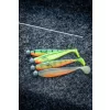 Fox Rage Hromadně naložené Shads Zander Pro UV Okoun 12cm 4/0 50gr Plastová nástraha