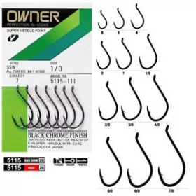   Owner OH SSW 5115 1 kaprový háček s očkem a protihrotem 8ks