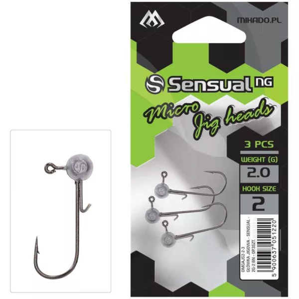 Mikado 8 Sensual 2gr Micro Jig Hlava 3ks