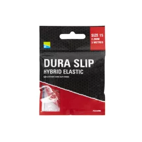   Preston Dura Slip Hybrid Elastic - Velikost 15 Trubková guma na děličku 2,2mm/3m