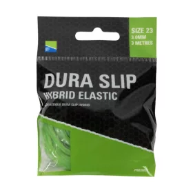   Preston Dura Slip Hybrid Elastic 23 Green Hybridní guma na děličku 3,0mm