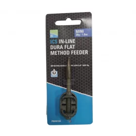   Preston ICS In-Line Dura Flat Method Mini 15gr Method krmítko