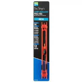  Preston 4x14 Carp Shallow Pole Rig Hotový návazec pro děličku
