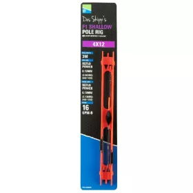   Preston 4x12 F1 Shallow Pole Rig Hotový návazec pro děličku