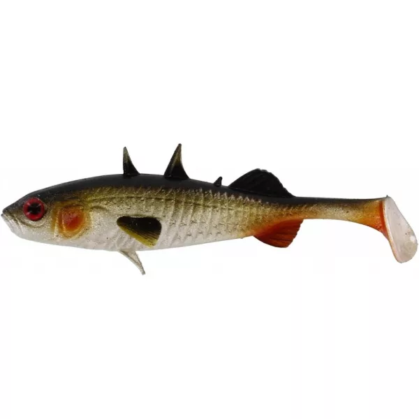WESTIN Stanley the Stickleback Shadtail 5,5cm 1,5g Lively Roach 6ks Plastová nástraha