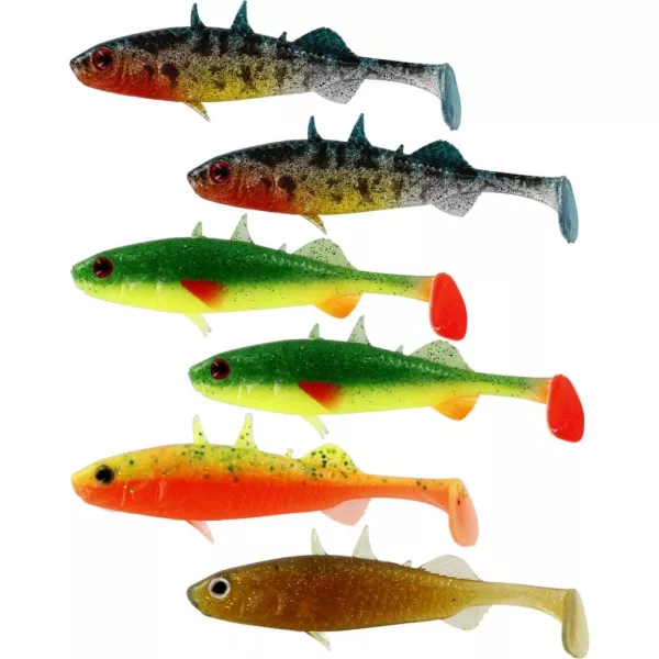 Westin Stanley the Stickleback Shadtail 7,5cm 4g Dark Water Mix Plastová Nástraha