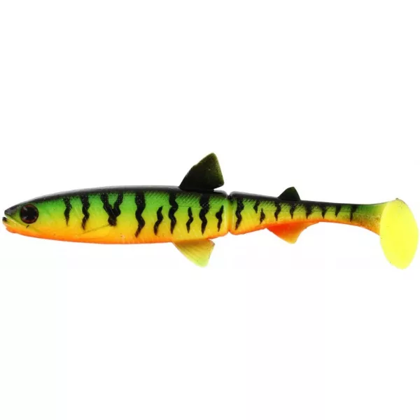 WESTIN HypoTeez Shadtail 9 cm 5 g Crazy Firetiger 6 ks/balení Plastová nástraha