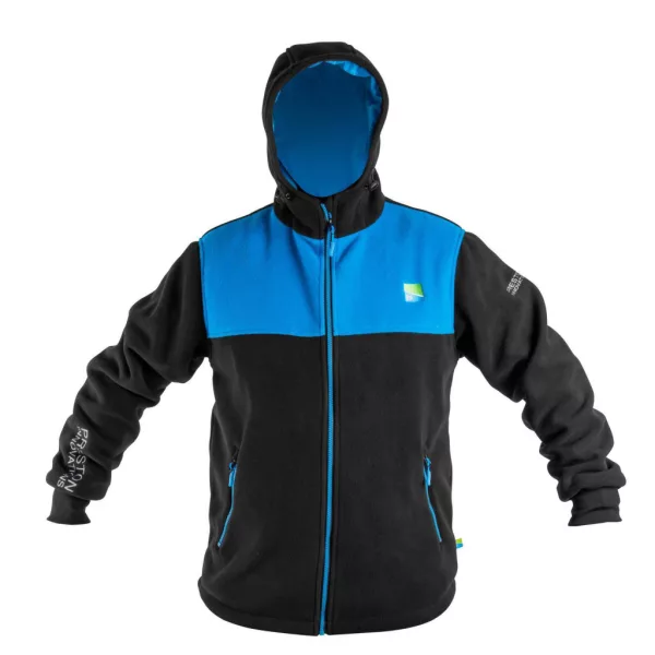 Preston Windproof Fleece Jacket Bunda s kapucí 2XL