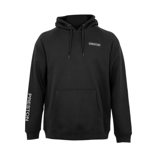 Preston Black French Terry Hoodie Mikina s kapucí M