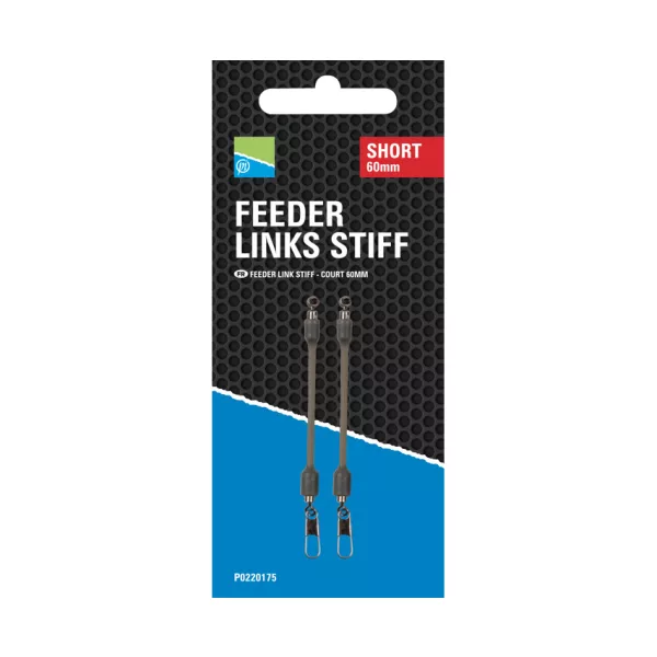 Preston Feeder Links Stiff Short 60mm zábrana proti zamotání 2 ks