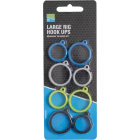 Preston Rig Hook Ups L Háček na návazce 8ks