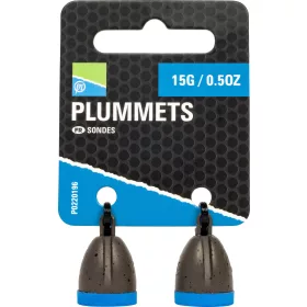 Preston Plummets Hloubkoměrné olůvko 15gr 2ks
