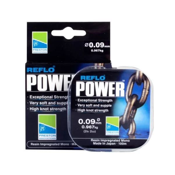 Preston Reflo Power 100m 0,13mm N&aacute;vazcov&yacute; vlasec