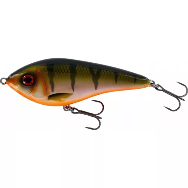 WESTIN Swim Glidebait 12cm 58g Sinking Třpytivý okoun Wobler