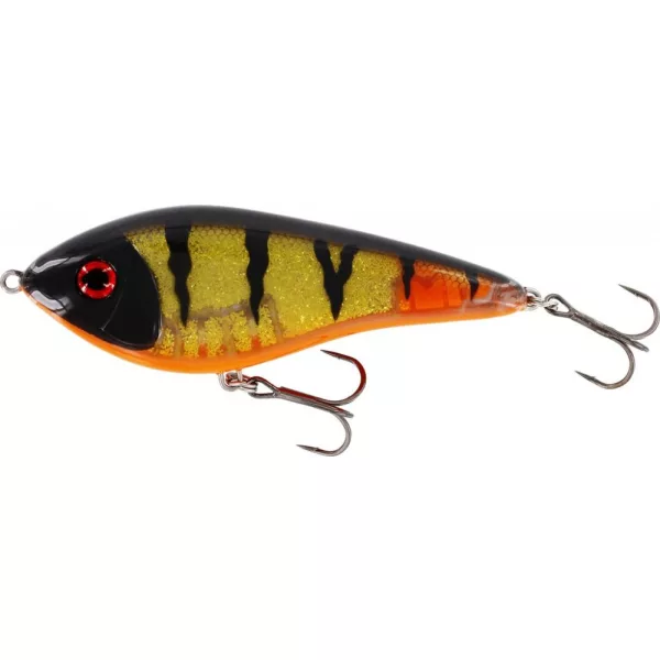 WESTIN Swim Glidebait 10cm 34g Potápivý 3D Zlatý Okoun Wobbler